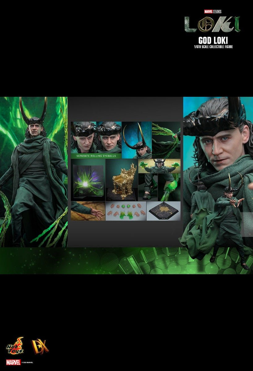 Hottoys Hot Toys 1/6 Scale DX40 DX 40 Loki - God Loki (Collector