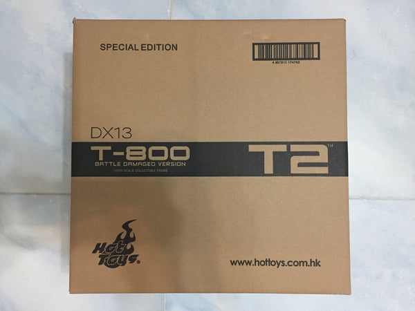 Hottoys Hot Toys 1/6 Scale DX13 DX 13 Terminator 2 - T800 T-800 (Battle Damaged Version) Special Edition Action Figure SEALED
