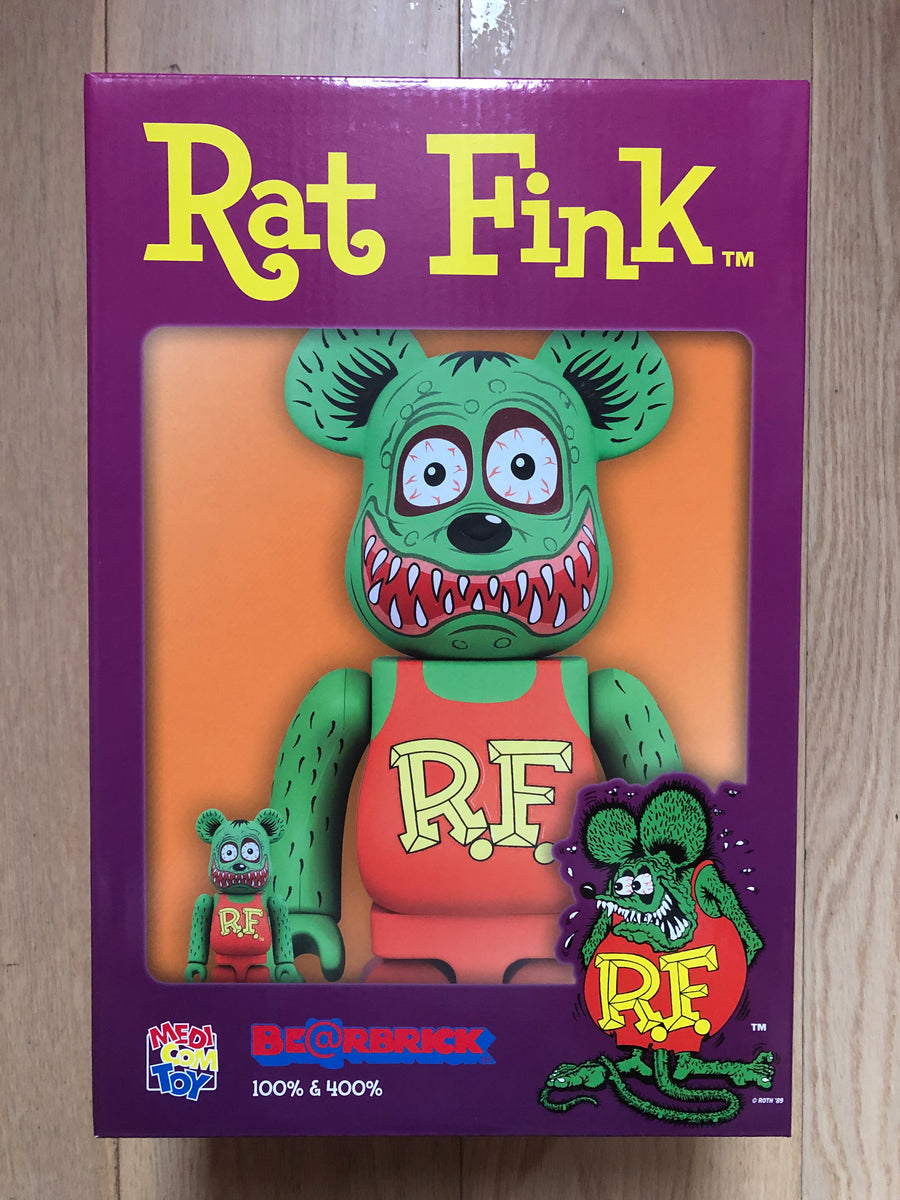 BearBrick BE@RBRICK Rat Fink 100% & 400% NEW – Toys4Kidults