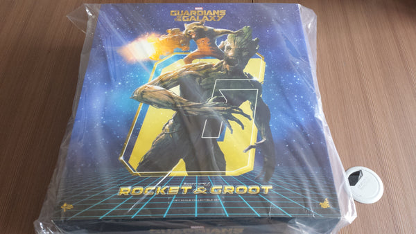Hottoys Hot Toys 1/6 Scale MMS254 MMS 254 Guardians of the Galaxy - Rocket & Groot Set Action Figure NEW