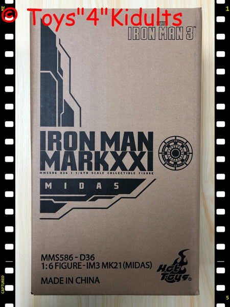Hottoys Hot Toys 1/6 Scale MMS586D36 MMS586 MMS 586 Iron Man 3 - Iron Man Mark XXI 21 Midas Action Figure NEW 2