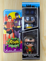 Hottoys Hot Toys AMC035 AMC 035 Batman (1966) Batman Labubu & Robin Yaya Artist Mix Figures (The Monsters Series by Kasing Lung) NEW