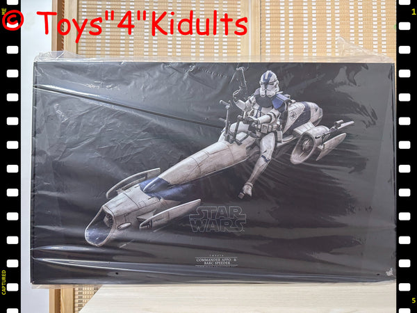 Hottoys Hot Toys 1/6 Scale TMS076 TMS 076 Star Wars: The Clone Wars - Commander Appo & BARC Speeder Action Figure NEW