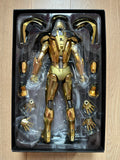 Hottoys Hot Toys 1/6 Scale MMS341 MMS 341 Iron Man 3 Mark XXI 21 Midas (Gold Chrome Version) Action Figure USED