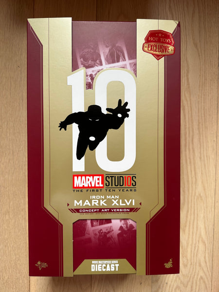 Hottoys Hot Toys 1/6 Scale MMS489D25 MMS489 MMS 489 Iron Man Mark XLVI 46 Tony Stark Robert Downey Jr. (Concept Art Version) Action Figure NEW OPEN