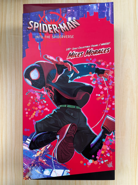 Hottoys Hot Toys 1/6 Scale MMS567 MMS 567 Spider-Man: Into the Spider-Verse - Spider-Man (Miles Morales) Action Figure NEW (Poor Box)