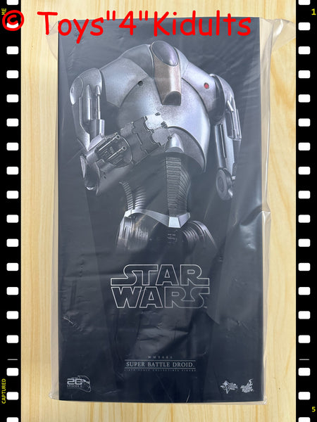 Hottoys Hot Toys 1/6 Scale MMS682 MMS 682 Star Wars Episode II Attack of the Clones - Super Battle Droid Action Figure NEW
