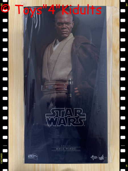 Hottoys Hot Toys 1/6 Scale MMS681 MMS 681 Star Wars Episode II Attack of the Clones - Mace Windu Action Figure NEW