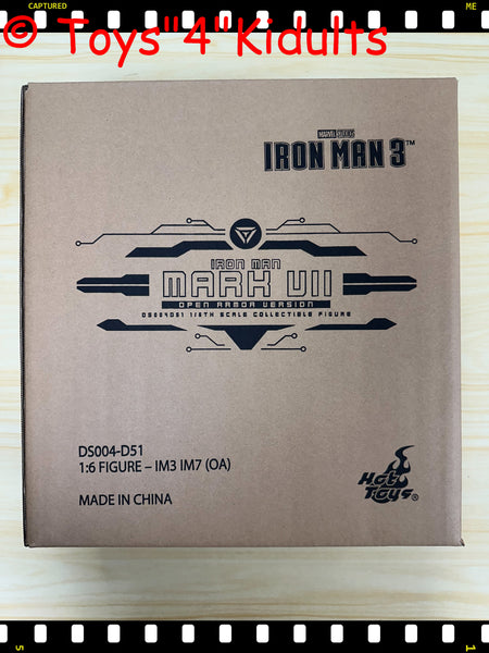 Hottoys Hot Toys 1/6 Scale DS004D51 DS004 Iron Man 3 - Mark VII 7 (Open Armor Version) Diorama NEW