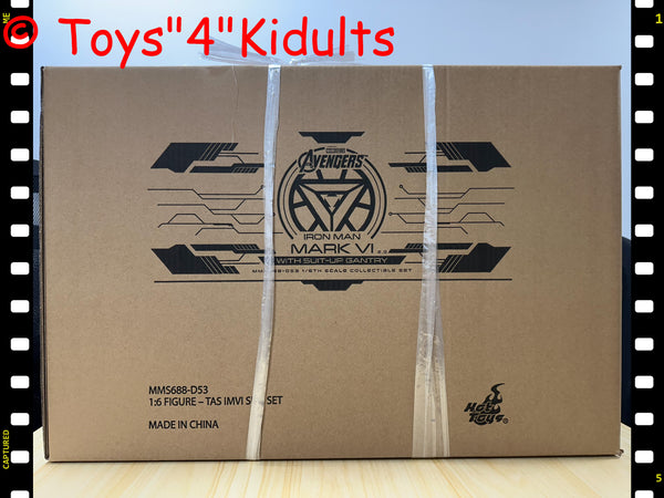 Hottoys Hot Toys 1/6 Scale MMS688D53 MMS688 MMS 688 The Avengers - Iron Man Mark VI 6 (Version 2.0) With Suit-Up Gantry Action Figure NEW