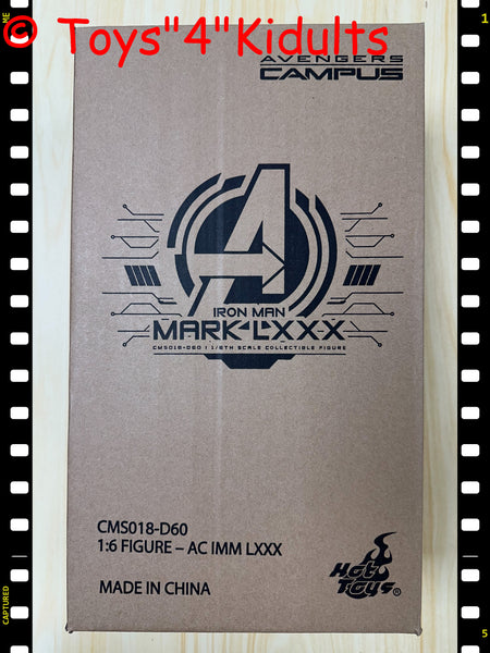 Hottoys Hot Toys 1/6 Scale CMS018D60 CMS018 CMS 018 Avengers Campus - Iron Man Mark LXXX 80 Action Figure NEW