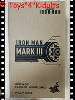 Hottoys Hot Toys 1/6 Scale MMS814D71 MMS814 MMS 814 Iron Man - Mark III 3 (Blue Stealth Version) 2.0 Action Figure NEW