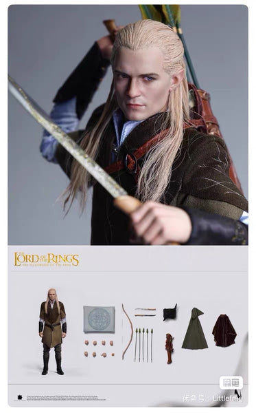 Queen Studios InArt 1/6 Scale A014 The Lord of the Rings: The Fellowship of the Ring - Legolas Action Figure NEW