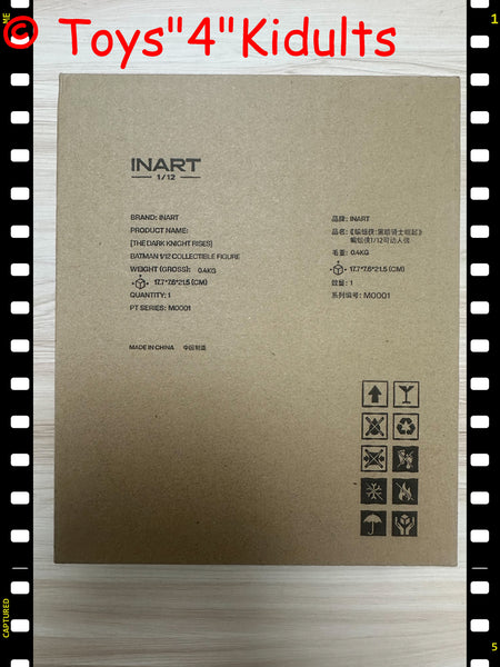 Queen Studios InArt 1/12 Scale HgM0001 Batman The Dark Knight Rises - Batman (Deluxe Version) Action Figure NEW