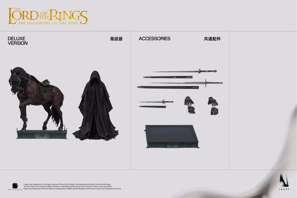 Queen Studios InArt 1/6 Scale A013D1 The Lord of the Rings: The Fellowship of the Ring - Nazgûl (Ringwraith) (Deluxe Version) (Regular Edition) Action Figure NEW