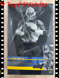 Hottoys Hot Toys 1/6 Scale TMS143 TMS 143 Star Wars: The Clone Wars - 104th Battalion Wolfpack Clone Trooper (Deluxe Version) Action Figure NEW