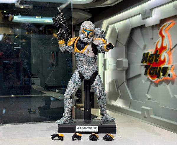 PRE-ORDER Hottoys Hot Toys 1/6 Scale TMS155 TMS 155 Star Wars: The Clone Wars - Clone Commando Gregor Action Figure NEW