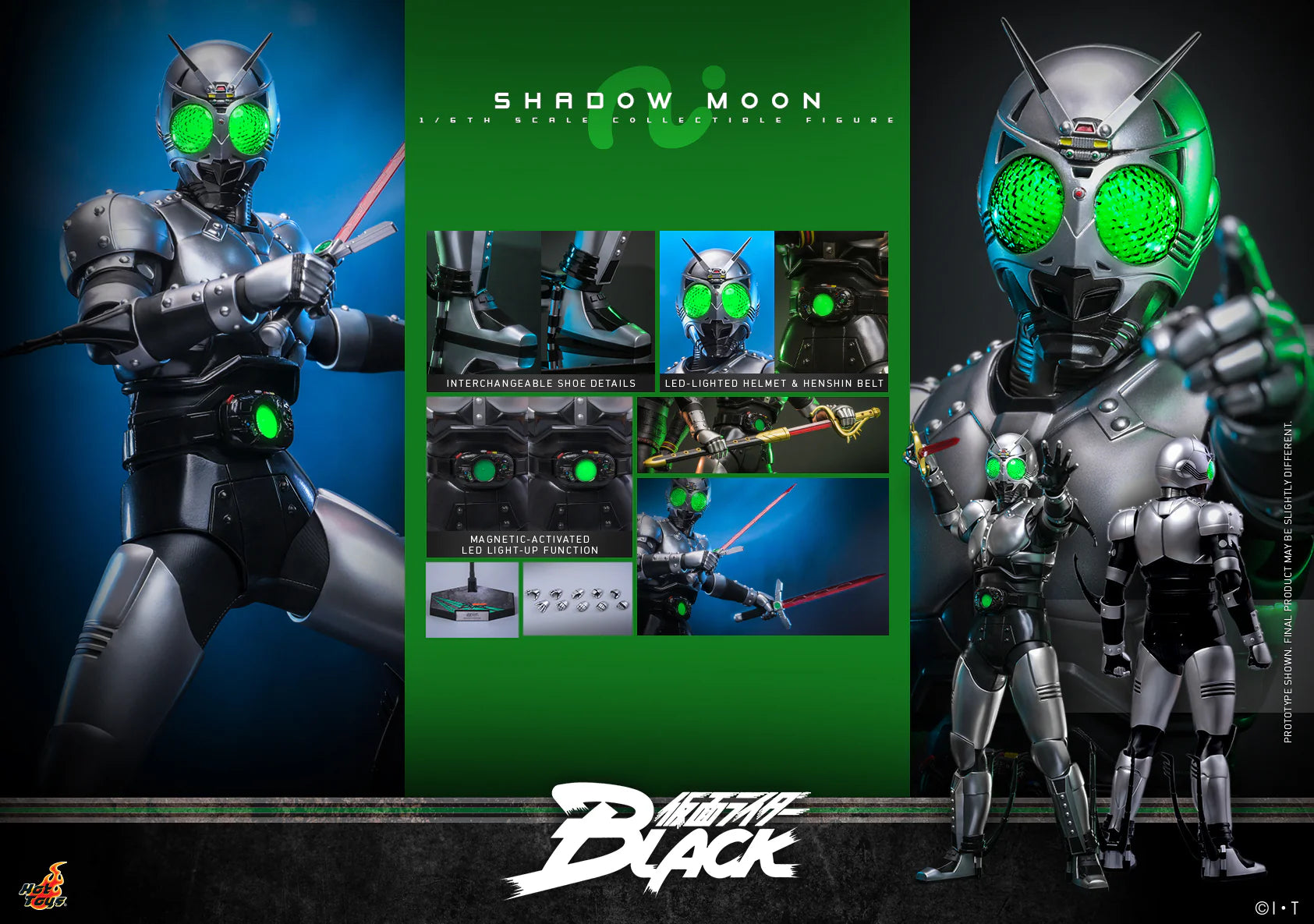 THERAMPAGE 陣 lightningクッション Hottoys Hot Toys 1/6 Scale TMS159 TMS 159 Kamen Rider Black