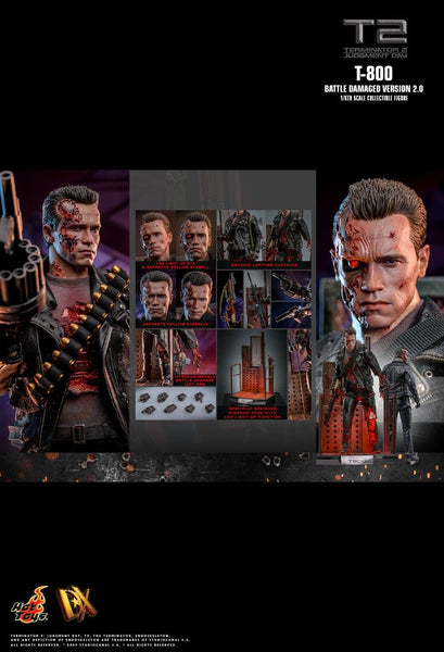 Hottoys Hot Toys 1/6 Scale DX46 DX 46 Terminator 2 - T800 T-800