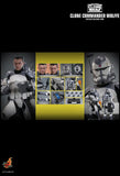Hottoys Hot Toys 1/6 Scale TMS141 TMS 141 Star Wars: The Clone Wars - Clone Commander Wolffe Action Figure NEW
