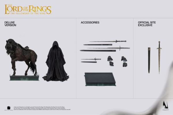 Queen Studios InArt 1/6 Scale A013D1 The Lord of the Rings: The Fellowship of the Ring - Nazgûl (Ringwraith) (Deluxe Version) (Special Edition) Action Figure NEW
