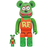 BearBrick BE@RBRICK Rat Fink 100% & 400% NEW