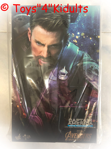 Hottoys Hot Toys 1/6 Scale MMS481 MMS 481 Avengers 3 Infinity War - Captain America (Deluxe / Movie Promo Version) Action Figure NEW
