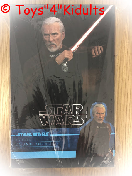 Hottoys Hot Toys 1/6 Scale MMS496 MMS 496 Star Wars Episode II Attack of the Clones Count Dooku Christopher Lee Action Figure NEW