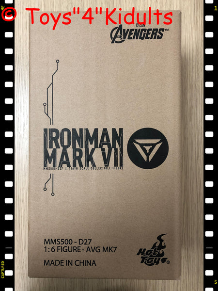 Hottoys Hot Toys 1/6 Scale MMS500D27 MMS500 MMS 500 Iron Man - Iron Man Mark VII 7 (Normal Edition) Action Figure NEW