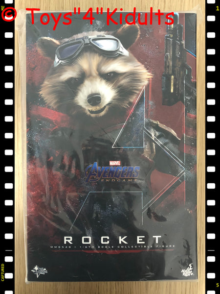 Hottoys Hot Toys 1/6 Scale MMS548 MMS 548 Avengers Endgame Rocket Action Figure NEW