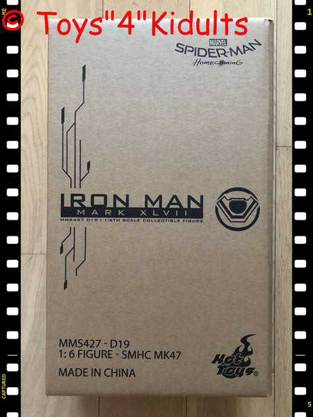 Hottoys Hot Toys 1/6 Scale MMS427D19 MMS427 MMS 427 Spider-Man Homecoming Iron Man Mark XLVII 47 Tony Stark Robert Downey Jr. (Reissue Version) NEW