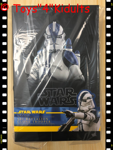 Hottoys Hot Toys 1/6 Scale TMS022 TMS 022 Star Wars: The Clone Wars - 501st Battalion Clone Trooper Action Figure NEW