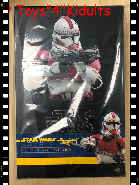 Hottoys Hot Toys 1/6 Scale TMS025 TMS 025 Star Wars: The Clone Wars - Coruscant Guard Figure NEW
