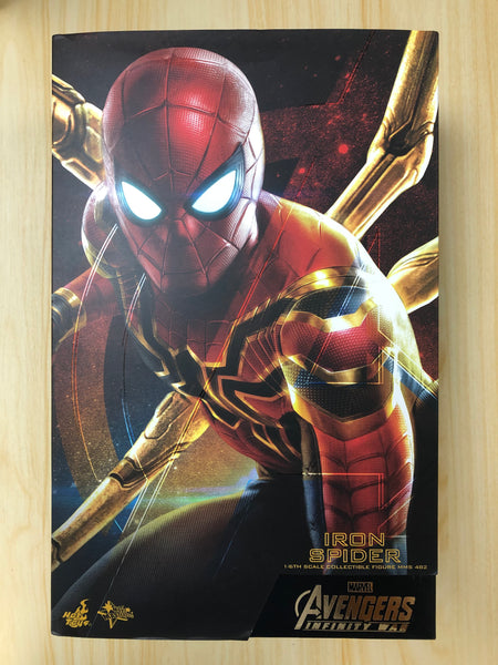 Hottoys Hot Toys 1/6 Scale MMS482 MMS 482 Avengers Infinity War Iron Spider Peter Parker Tom Holland Action Figure USED