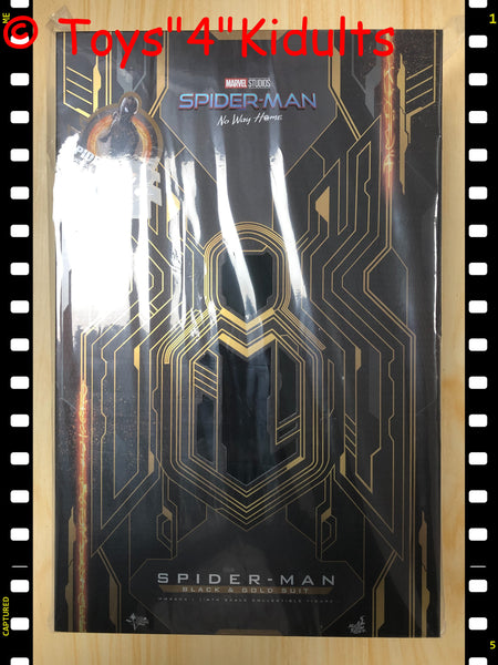 Hottoys Hot Toys 1/6 Scale MMS604 MMS 604 Spider-Man: No Way Home - Spider-Man (Black & Gold Suit Version) Action Figure NEW