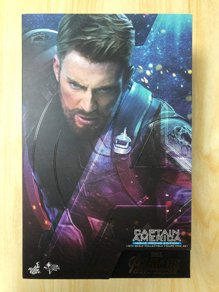 Hottoys Hot Toys 1/6 Scale MMS481 MMS 481 Avengers 3 Infinity War - Captain America (Deluxe / Movie Promo Version) Action Figure USED