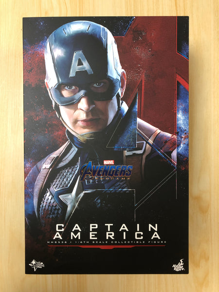Hottoys Hot Toys 1/6 Scale MMS536 MMS 536 Avengers Endgame Captain America Chris Evans Action Figure USED