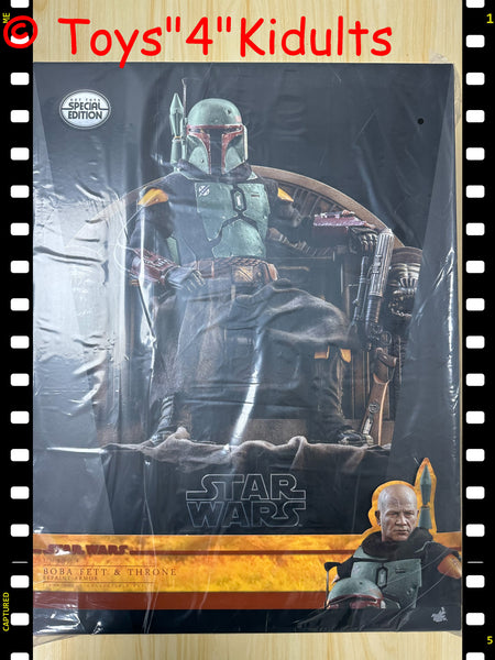 Hottoys Hot Toys 1/6 Scale TMS056B TMS 056B TMS056 TMS 056 Star Wars The Mandalorian - Boba Fett (Repaint Armor Version) & Throne (Special Edition) Action Figure NEW