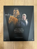 Hottoys Hot Toys 1/6 Scale MMS376 MMS 376 Star Wars Episode VII The Force Awakens - Han Solo & Chewbacca Set Action Figure NEW (Poor Box)