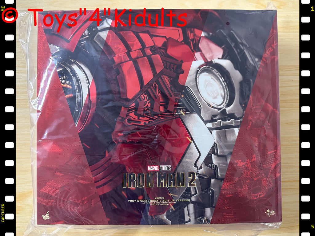 Figurine Hot Toys MMS600 Iron Man MK5, Iron Man 2, Tony Stark, Avengers, édition Deluxe 1/6, 32 Cm, Neuve Sous Blister