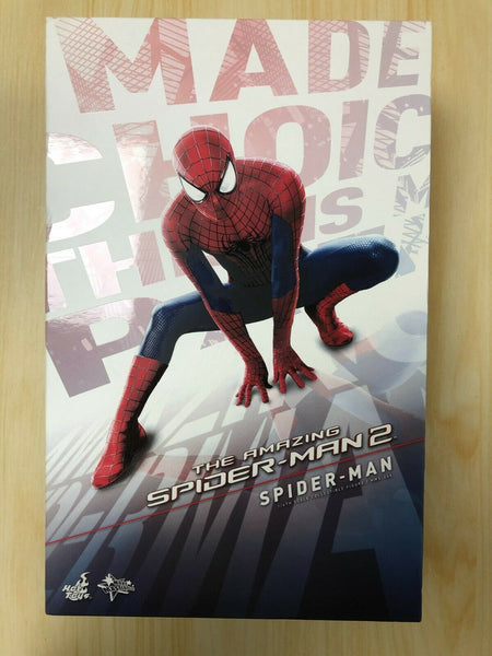 Hottoys Hot Toys 1/6 Scale MMS244 MMS 244 Amazing Spider-Man 2 - Spider-Man (Normal Version) Action Figure USED